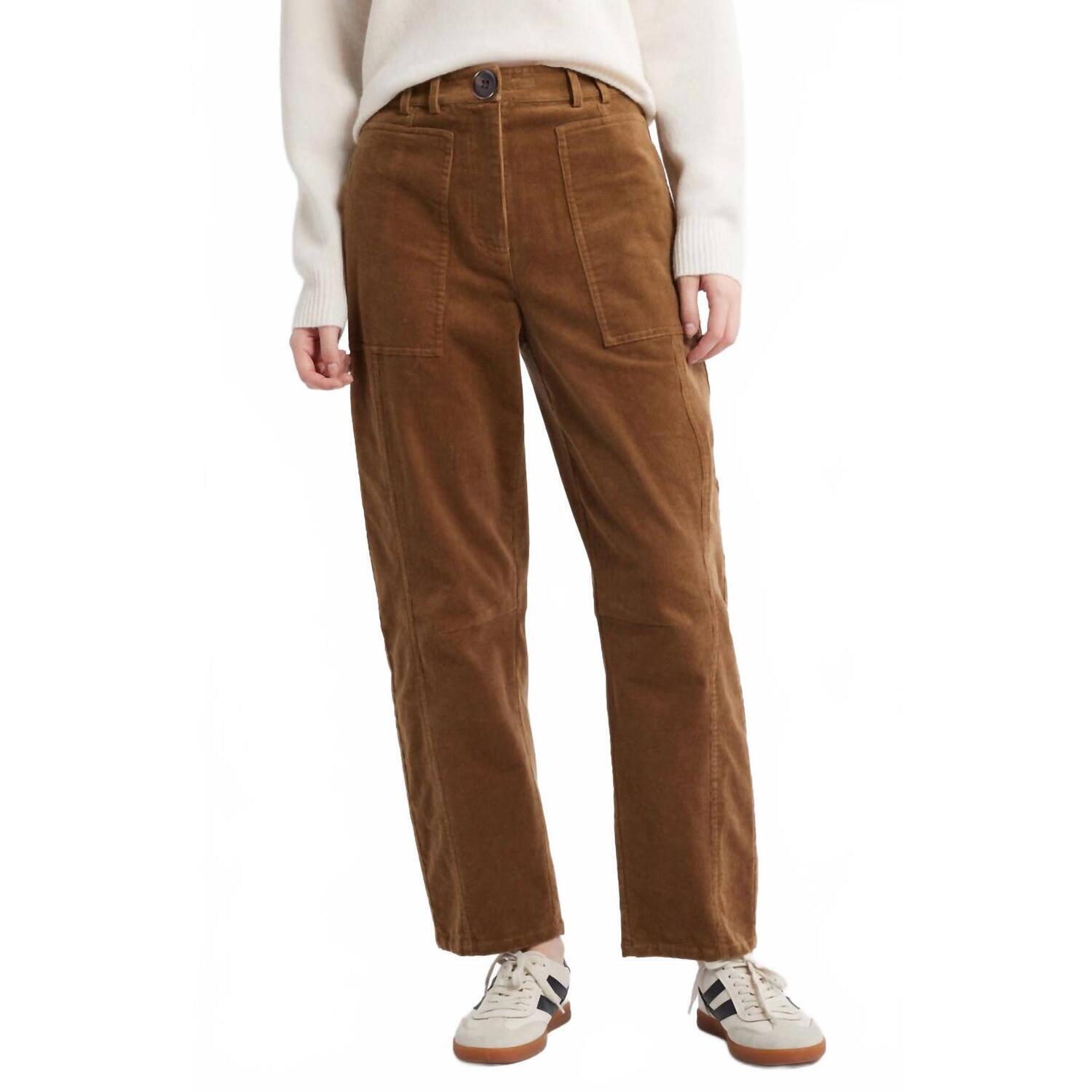 New Rails Lunar Corduroy Straight-Leg Pants In Ginger